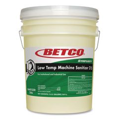 Symplicity Low Temp Machine Sanitizer, Chlorine Scent, 5 gal Pail