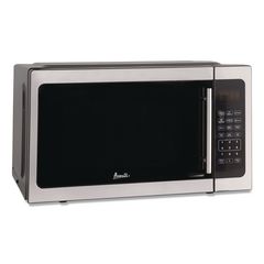 1.5 Cu Ft Countertop Microwave, Stainless Steel/Black
