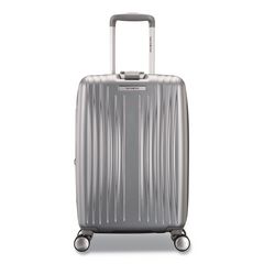 Opto 3 Hardside Spinner Suitcase, 13.58 x 9.25 x 19.29, Silver