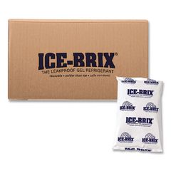 Moisture-Resistant Cold Packs, 4 x 6 x 0.75, 36/Carton