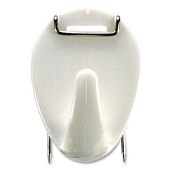 CUBICLE HOOKS, WHITE, 5/PACK