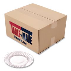 Flairware Dinner Plate, 10.25" dia, Clear, 144/Carton