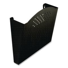 Steel Wall Pocket, Legal Size, 15" x 3" x 9", Black