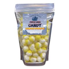 Freeze Dried Candy, Lemon Bursts, 1.12 lb Bag, 12/Carton