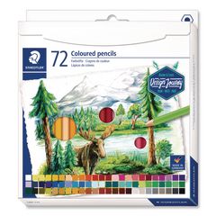 Colored Pencils, 4 mm, Assorted Lead and Barrel Colors, 72/Set