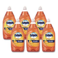 Ultra Antibacterial Dishwashing Liquid, Orange Scent, 38 oz Bottle, 8/Carton
