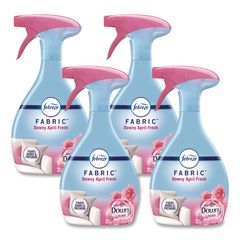 FABRIC Refresher/Odor Eliminator, Downy April Fresh, 23.6 oz Spray Bottle, 4/Carton