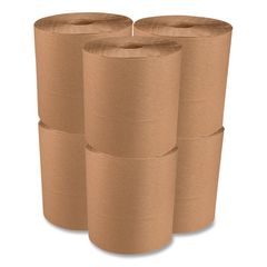 Brown Roll Towel, 1-Ply, 7.87" x 800 ft, Brown, 6 Rolls/Carton
