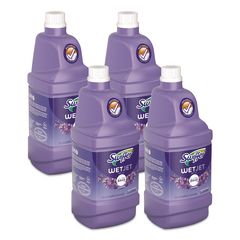 WetJet System Cleaning-Solution Refill, Lavender Scent, 1.25 L, 4/Carton