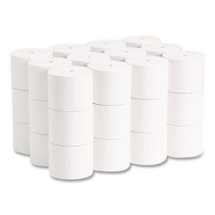 Compact Coreless Recycled Toilet Paper, 2-Ply, White, 1,000 Sheets/Roll, 36 Rolls/Carton