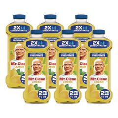 Multi-Surface Antibacterial Cleaner, Lemon Scent, 23 oz Bottle, 6/Carton