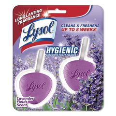 Hygienic Automatic Toilet Bowl Cleaner, Cotton Lilac, 2/pack