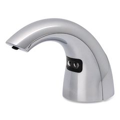 CX10 Counter Mount Soap Dispenser with Metal Spout Fixture, 2,000 mL, 2.28 x 5.82 x 4.04, Chrome