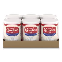 Instant Nonfat Dry Milk, Unsweetened, 8.5 lb Canister, 6/Carton