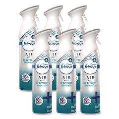 AIR, Heavy-Duty Crisp Clean, 8.1 oz Aerosol Spray, 6/Carton
