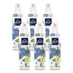 Air Freshener, Clean Linen, 7.3 oz Aerosol Spray, 6/Carton
