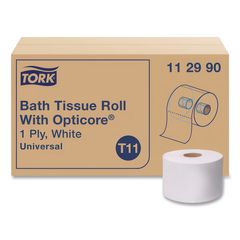 Universal Bath Tissue Roll with OptiCore, Septic Safe, 1-Ply, White, 1,755 Sheets/Roll, 36 Rolls/Carton