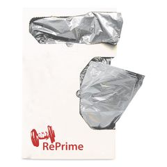 Right Sack Can Liners, 56 gal, 40.64 mic, 44" x 55", Gray, 100/Carton