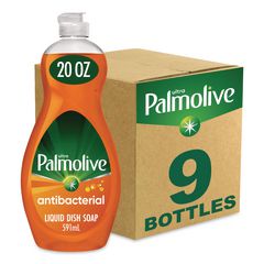 Ultra Antibacterial Dishwashing Liquid, 20 Oz Bottle, 9/carton