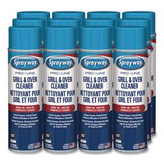 Grill and Oven Cleaner, 18 oz Aerosol Spray, 12/Carton