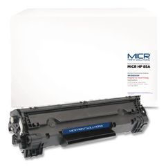 Compatible CE285A(M) (85AM) MICR Toner, 1,600 Page-Yield, Black