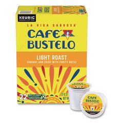 Cafe Bustelo Light Roast Coffee K-Cup, 22/Box