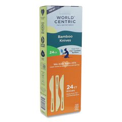 KNIFE,BAMBOO,24PK