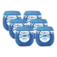 Scent Gems Odor Eliminator, Cool And Clean, Blue, 10 Oz Jar, 6/carton