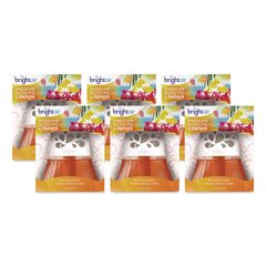 Scented Oil Air Freshener, Hawaiian Blossoms And Papaya, Orange, 2.5 Oz, 6/carton
