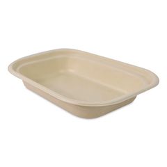 Fiber Containers, 17 oz, 6.02 x 8.02 x 1.5, Natural, Sugarcane Fiber, 400/Carton