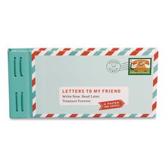 Guided Journal: Letters to My Friend, Multicolor Cover, (12) 4.25 x 8 Sheets