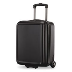 My AT Underseater Hardside Carry-On Spinner Suitcase, 8 x 13 x 18, Black