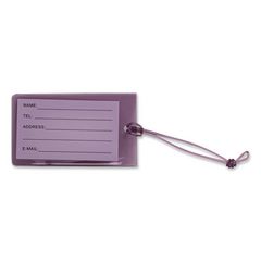 Bondstreet Luggage Tag, PVC, Purple