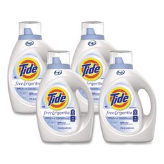 Free and Gentle Liquid Laundry Detergent, HE Compatible, 58 Loads, 77 oz Bottle, 4/Carton