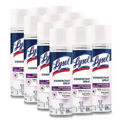 Disinfectant Spray, Original Scent, 19 oz Aerosol Spray, 12/Carton
