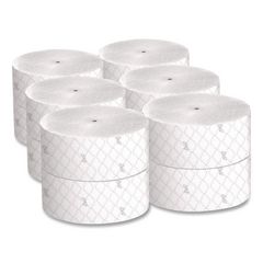 Essential Coreless JRT, Septic Safe, 2-Ply, 3.75" x 1,150 ft, White, 12 Rolls/Carton