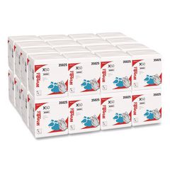 X50 Cloths, 1/4 Fold, 12.5 x 10, White, 26/Pack, 32 Packs/Carton