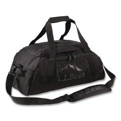 Adventure 22" Polyester Carry-On Travel Duffel, 22 x 13 x 9, Black