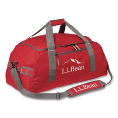 Adventure 27" Polyester Travel Duffel, 27 x 15 x 12.5, Dark Red