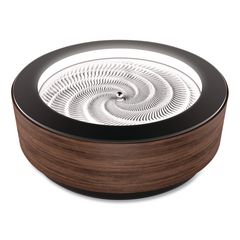 Drift Premium Wood Sand Table, 10" Diameter x 3.42"h, Walnut