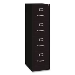 Commercial Vertical Letter File Cabinet, 4 Letter-Size File Drawers, 15 x 22 x 52, Black