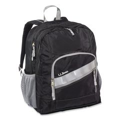 Deluxe Book Pack Backpack, 13 x 9.5 x 17, Black