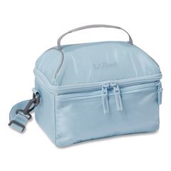Flip-Top Insulated Lunch Box, 9 x 5 x 7, Surf Blue