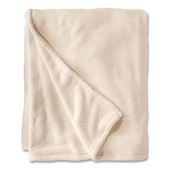 Wicked Plush Throw, 50 x 60, Antique White