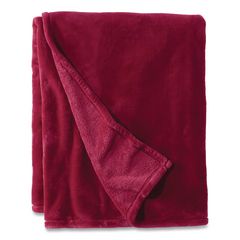 Wicket Plush Throw, 50 x 60, Mountain Red