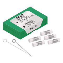 Dr. Grip Mechanical Pencil Eraser Refill for Pencil Marks, White, 5/Pack