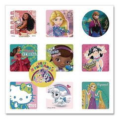 Girl Sticker Sampler, Assorted Colors/Designs, 1,000/Box