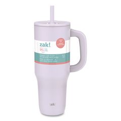 Sutton Stainless Steel Double Wall Insulated Tumbler. 40 oz, Smoky Lilac