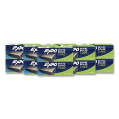 White Board CARE Dry Erase Eraser, 5.13 x 2.25 x 1.25, Charcoal, 12/Carton
