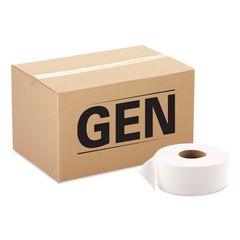 JRT Jumbo-Junior Bath Tissue, 2-Ply, 3.1" x 1,000 ft, White, 12 Rolls/Carton